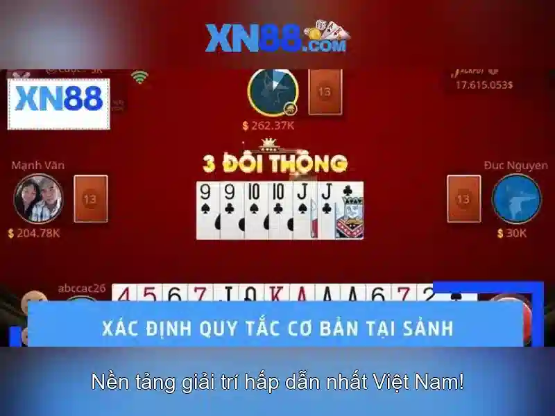 xn88: Nền tảng trò chơi trực tuyến và đánh giá tổng quan